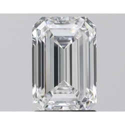 Diament laboratoryjny bezbarwny szlif szmaragdowy, 2.1ct, VVS2, D, IGI LG694548896
